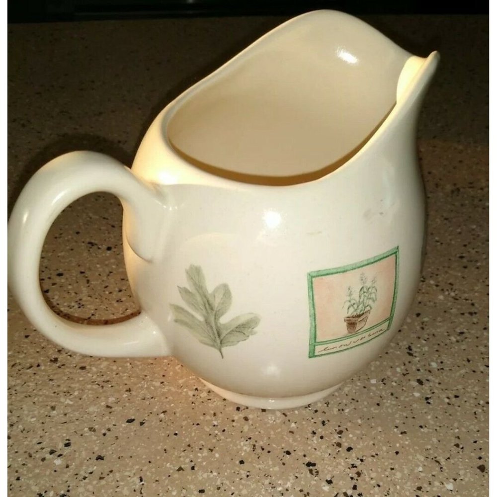 Pfaltzgraff Ceramic NATUREWOOD Small Pitcher EUC ~ Made in the USA